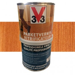 Vitrificateur V33 Qualité Professionnelle 1L Chêne moyen ciré Vitrificateur V33 Qualité Professionnelle 1L Chêne moyen ciré