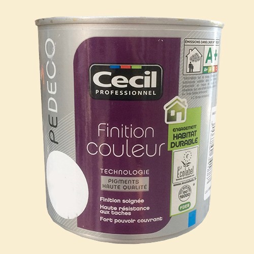 CECIL PE DECO Peinture Finition Couleur Satin Vanille