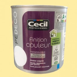 CECIL PE DECO Peinture Finition Couleur Satin Citronnade CECIL PE DECO Peinture Finition Couleur Satin Citronnade