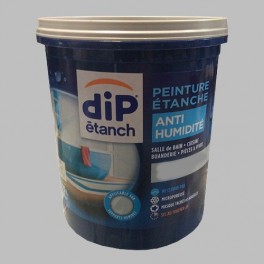 DIP Peinture étanche Anti-humidité Gris Galet DIP Peinture étanche Anti-humidité Gris Galet