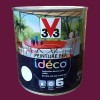 Peinture fer V33 Idéco Cassis Satin