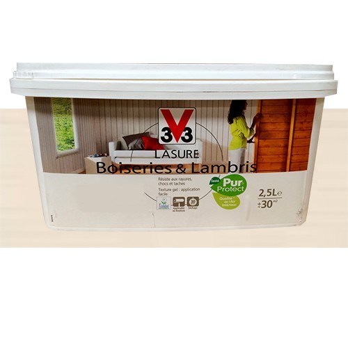 v33 lasure boiseries lambris blanc patin 233 mat pas cher v33 lasure boiseries lambris blanc patin 233 mat pas cher