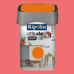 RIPOLIN Peinture Attitude Récup' Corail satin 0,75L