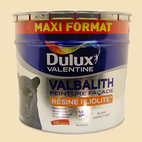 Dulux Valentine Peinture Façade Valbalith 12l Ton Pierre Pas Cher En