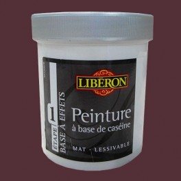 LIBÉRON Peinture à base de Caséine 0,5L Aubergine LIBÉRON Peinture à base de Caséine 0,5L Aubergine