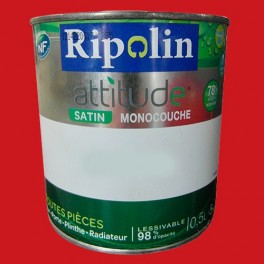 Peinture RIPOLIN Attitude Satin Cerise Peinture RIPOLIN Attitude Satin Cerise