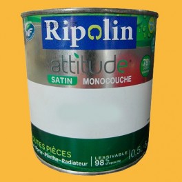 Peinture RIPOLIN Attitude Satin Genêt Peinture RIPOLIN Attitude Satin Genêt