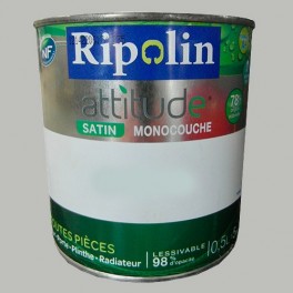 Peinture RIPOLIN Attitude Satin Gris voluptueux Peinture RIPOLIN Attitude Satin Gris voluptueux