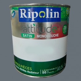 Peinture RIPOLIN Attitude Satin Gris béton Peinture RIPOLIN Attitude Satin Gris béton