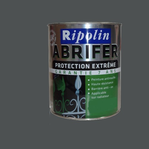 Peinture RIPOLIN Abrifer Protection Extrême Gris Acier Brillant