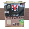 V33 Vernis Meubles et Boiseries Gris Patiné Mat Profond