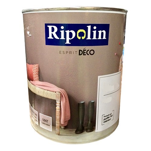 RIPOLIN Peinture Esprit Déco Blanc Mat
