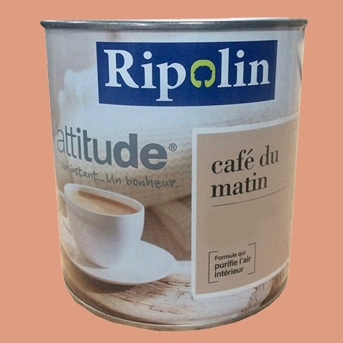 RIPOLIN Peinture Attitude "café du matin" Satin Ocre