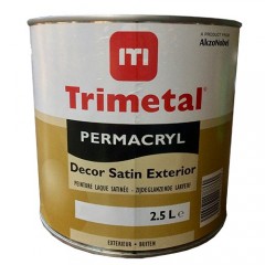TRIMETAL Peinture Permacryl Décor Satin Exterior