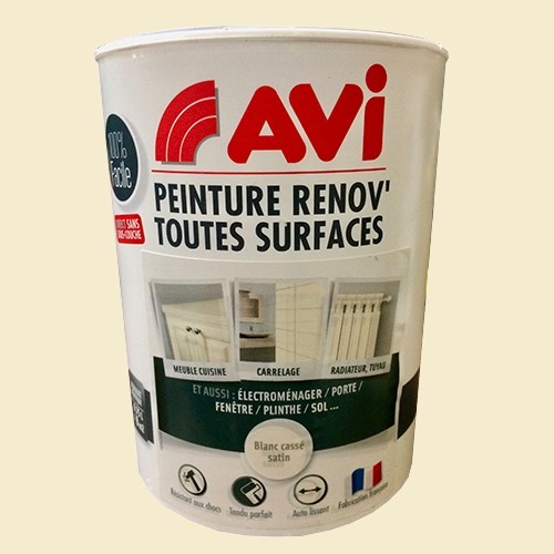 AVI Peinture  Renov  Toutes Surfaces Blanc cass  Satin pas 