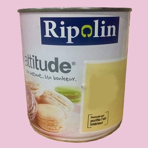 RIPOLIN Peinture Attitude "Pause sucrée" Satin Rose macaron