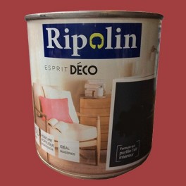 RIPOLIN Peinture Acrylique "Esprit Déco"Rouge Electrique Brillant RIPOLIN Peinture Acrylique "Esprit Déco"Rouge Electrique Brillant