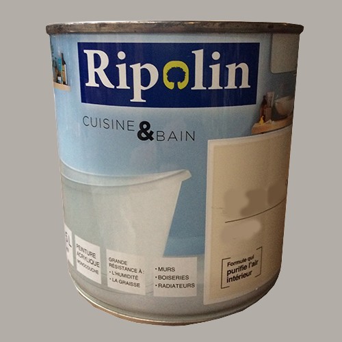 RIPOLIN Peinture Acrylique "Cuisine & Bain" Kaolin