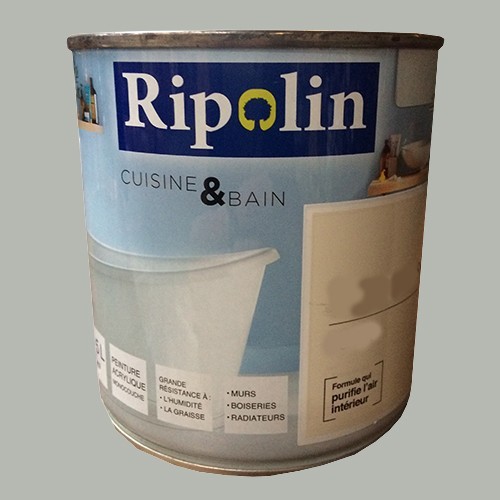 RIPOLIN Peinture Acrylique "Cuisine & Bain" Ciment