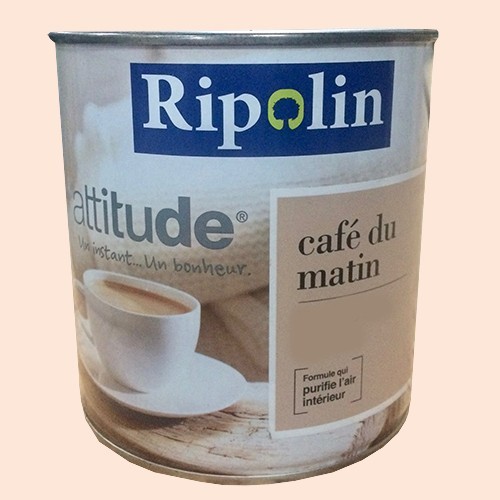 RIPOLIN Peinture Attitude "café du matin" Satin Crème