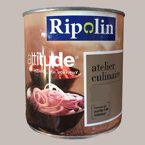 RIPOLIN Peinture Attitude "Atelier culinaire" Satin Taupe