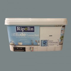 RIPOLIN Peinture acrylique Attitude Cuisine & Bain Gris zinc