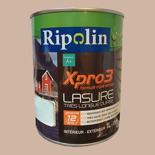 RIPOLIN Lasure XPro3 12ans Gris cendré