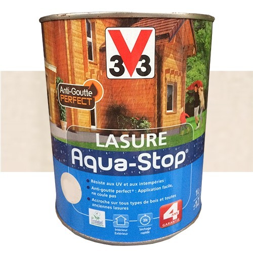 V33 Lasure Aqua-stop 4ans Anti-goutte Blanc