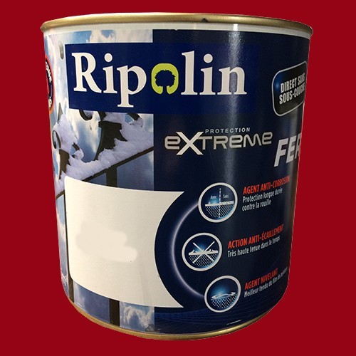 RIPOLIN Protection Extrême Fer Rouge vif RAL 3031