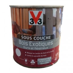 V33 Sous-couche Bois Exotiques Durs et Résineux Blanc