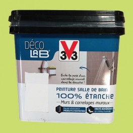 V33 Déco LAB Peinture Salle de bain 100% Etanche Feuille de bambou V33 Déco LAB Peinture Salle de bain 100% Etanche Feuille de bambou