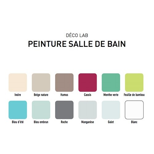 V33 Déco LAB Peinture Salle de bain 100% Etanche Menthe verte de la marque  V33