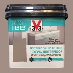 Déco LAB Peinture Salle de bain 100% Waterproof V33 Humus