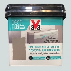 Déco LAB Peinture Salle de bain 100% Waterproof V33 Manganèse
