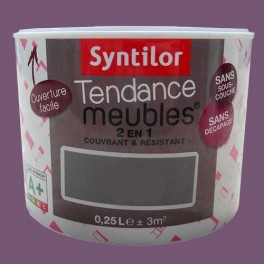 SYNTILOR Peinture Tendance Meubles Effet Soft Black purple SYNTILOR Peinture Tendance Meubles Effet Soft Black purple