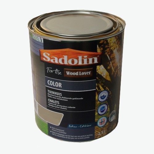 Lasure SADOLIN Wood Lover COLOR CHALETS Satinée Laponie 2,5L