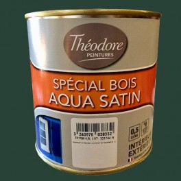 Théodore Peintures Spécial Bois Aqua satin Vert jardin Théodore Peintures Spécial Bois Aqua satin Vert jardin