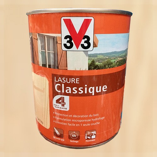Lasure Classique 4 ans V33 Incolore