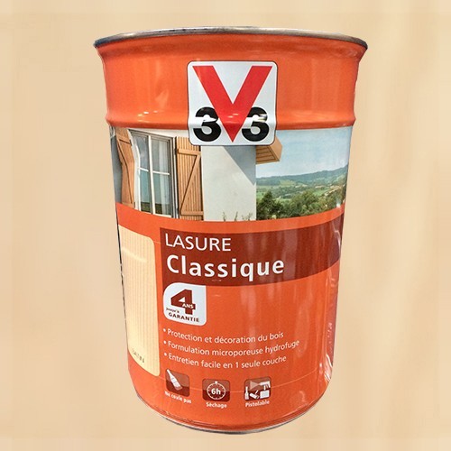 Lasure Classique 4 ans V33 Incolore