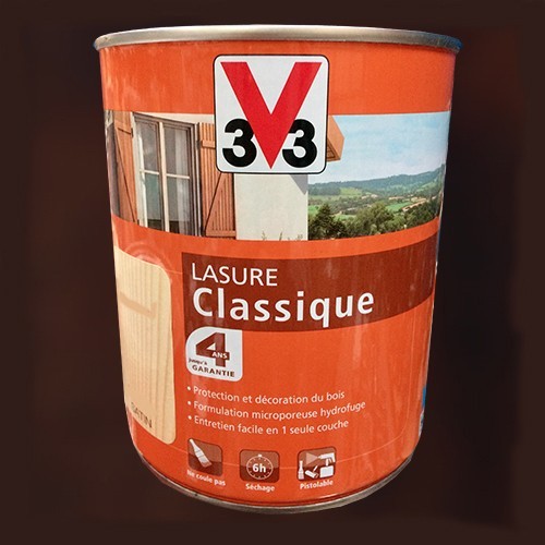 Lasure Classique 4 ans V33 Chêne foncé