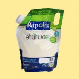 RIPOLIN Peinture Attitude Satin 1L Orge RIPOLIN Peinture Attitude Satin 1L Orge