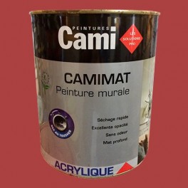 CAMI Peinture Acrylique CAMIMAT Rouge salsa CAMI Peinture Acrylique CAMIMAT Rouge salsa