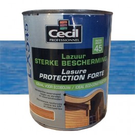 CECIL LX545 Lasure Protection Forte Bleu Méditerranée CECIL LX545 Lasure Protection Forte Bleu Méditerranée