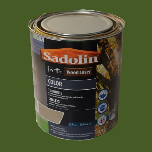 Lasure SADOLIN Wood Lover COLOR CHALETS Satinée Pépinière 2,5L