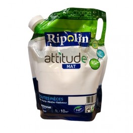 RIPOLIN Peinture Attitude 1L Blanc Mat RIPOLIN Peinture Attitude 1L Blanc Mat