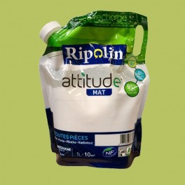 RIPOLIN Peinture Attitude 1L Vert plexi Mat RIPOLIN Peinture Attitude 1L Vert plexi Mat