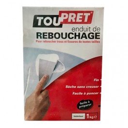 TOUPRET Enduit de rebouchage 1kg TOUPRET Enduit de rebouchage 1kg
