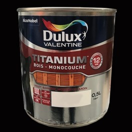 DULUX VALENTINE Peinture bois TITANIUM Noir DULUX VALENTINE Peinture bois TITANIUM Noir