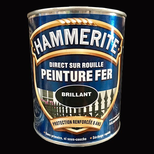 Nuancier code couleur Hammerite-peinture-fer-direct-sur-rouille-noir-brillant-pas-cher