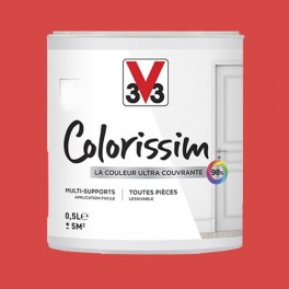 V33 Peinture Colorissim Satin Rouge Caprice V33 Peinture Colorissim Satin Rouge Caprice